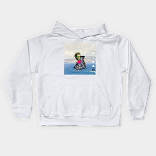 maritime work song singer Kids Hoodie